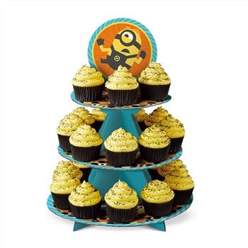 Exhibición de pastel de cumpleaños