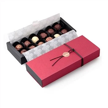 Caja de papel de chocolate